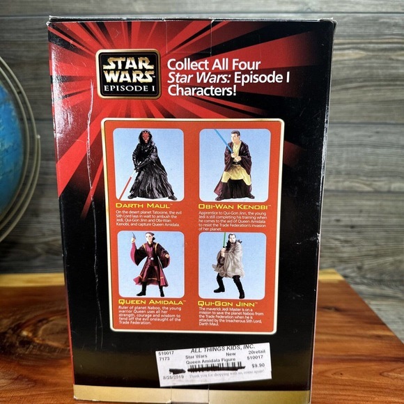 Star Wars Episode 1 Queen Amidala Character Collectible 8"‎ Figure Unopened - Picture 3 of 6
